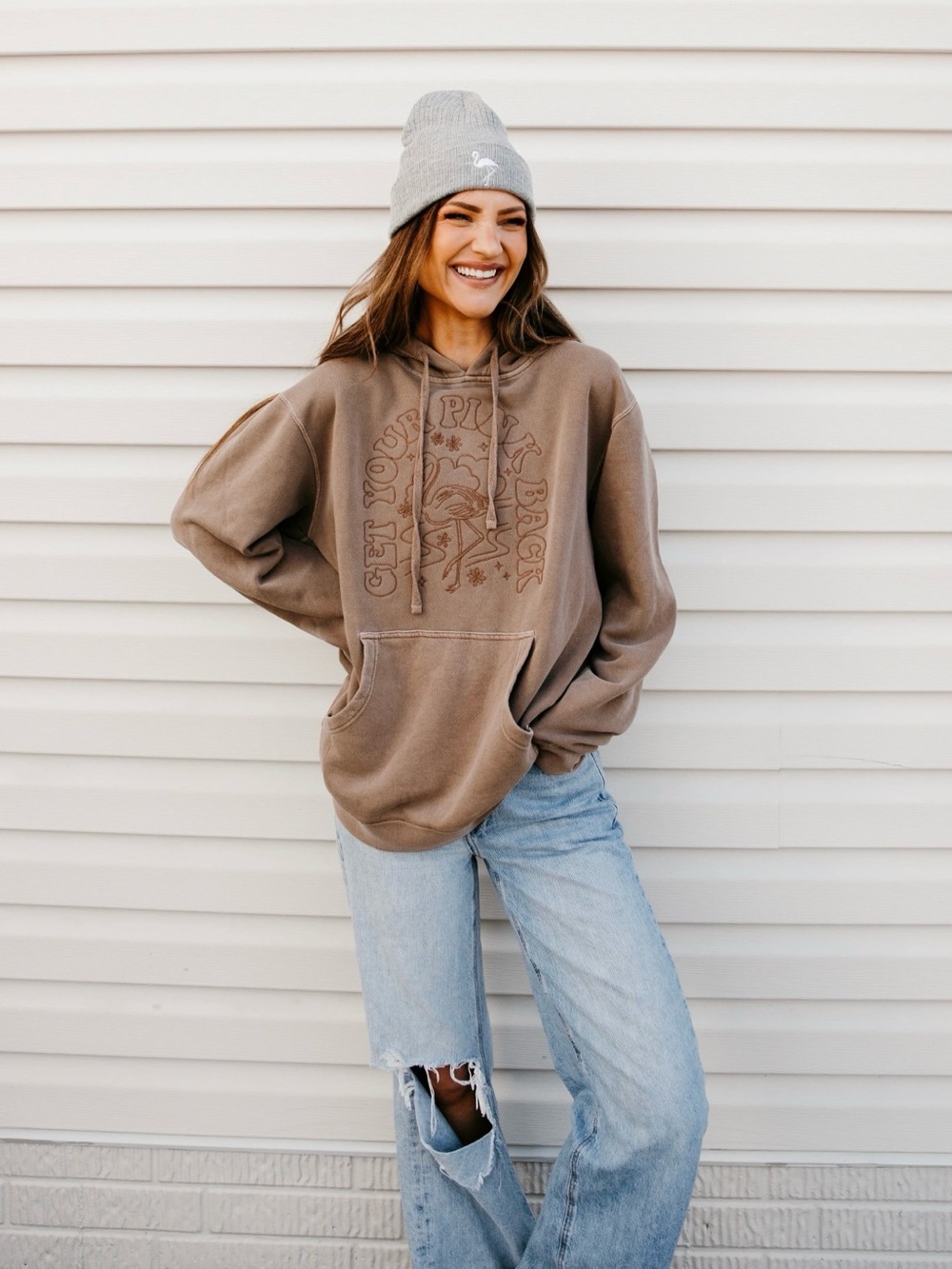 Lindsey Gurk “get your pink back” Casual Pullover Sweatshirt